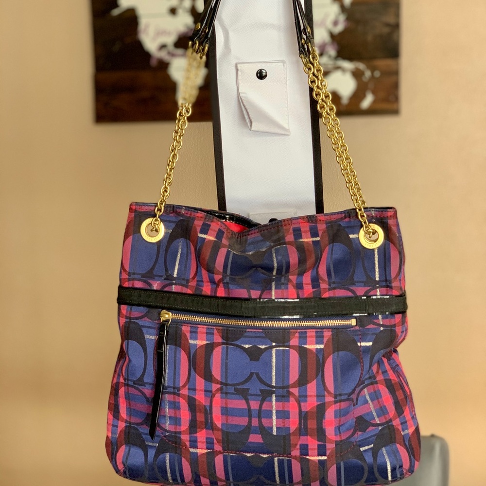 One to Two Strap Convertible Coach Purse